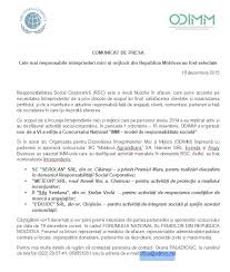 Informații utile, direct de la companii! Cele Mai Responsabile Intreprinderi Mici È™i Mijlocii Din Rm Au Fost Selectate OrganizaÅ£ia Pentru Dezvoltarea Sectorului Imm