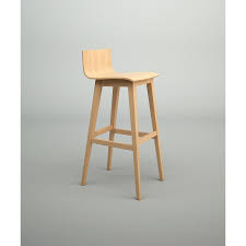 Taburete de madera de roble macizo natural hecho a mano a medida. Taburete De Cocina Madera Barnizado Modelo Lucio