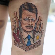 Ron Swanson Tattoo