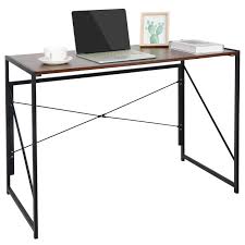 Bojoy computer desk pc laptop study table 47 sturdy office desk modern simple style table for home office workstation notebook writing desk with extra monitor stand. Zeny Writing Computer Desk Modern Simple Study Desk Industrial Style Folding Laptop Table For Home Office Notebook Desk Walmart Com Walmart Com