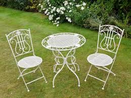 White French Style Bistro Set From Olive And Sage Patio Furnishings Outdoor Patio Set Outdoor Patio Furniture Sets