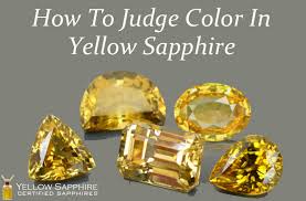 Yellow Sapphire Gemstone How To Judge Color In Yellow Sapphires