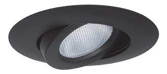 As an adjustable recessed trim, the led light can be tilted 30 degrees in each direction. 5 Recessed Lighting Black Adjustable Gimbal Trim