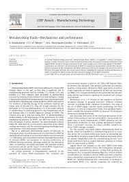 Pdf Metalworking Fluids Mechanisms And Performance
