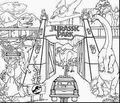 Jurassic World Color Pages Free Printable Coloring With Fargelegging Kunst Og Handverk Handverk