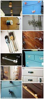 Upcycling Projects Roundup Of Repurposing Projects Remakes Re Using Repurposing Projects In 2021 Diy Drawers Drawer Pulls Diy Unique Drawer Pulls