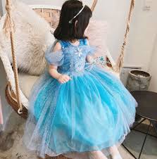فستان فروزن In 2020 Flower Girl Dresses Dresses Tulle Skirt