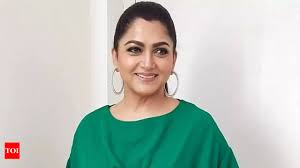 Actress Kushboo Sundar to Make Bollywood Comeback After 35 Years, Shares  Screen Space with Nana Patekar | - Times of India