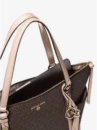 Find streamlined femininity, romantic neutrals, and pragmatic glamour. Sullivan Large Logo Top Zip Tote Bag Michael Kors