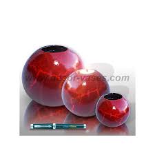 The candle holder set creates an elegant ambiance for any occasion. Candle Holder Ceramic Balls Decor Vases