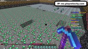 On mcpe prison servers you usually start in mine a and then you have to mine resources and rank up to advance and get access to higher level mines. Minecraft Pe Popular Server Omong T