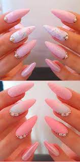14 Perfect Almond Light Pink Nails Ideas In 2019 Baby Pink Nails Baby Pink Nails Acrylic Almond Nails Pink