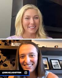 😍 Thing you love to see: Mikaela Shiffrin and Iga Swiatek