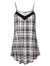 Black And White Plaid Tank Top Gaharu Cami Tank Tops For Women Soft Summer Chic Casual Cami Top Pleat Front Cool Dressy Tunic Plaid Tank Dress Women Dress Collection Dressy Tunic Plaid Tanks