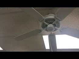 White ceiling fan is ideally suited to industrial installations of 20 ft. 53 Casblanca Lanai Ceiling Fan 4 Of 5 Broken Fans Off Youtube Ceiling Fan Fan Light Fan