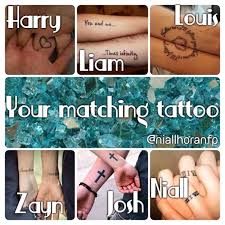 Harry styles has more than 50 tattoos, including tributes to one direction, his family and his love of travel. Matching Tattoos Onedirection Matching Tattoos Tattoos Matching Tattoo