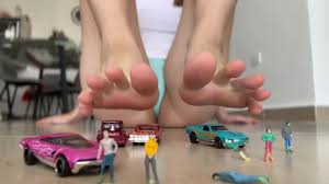 Giantess City's army-toy car pussy insertion by April