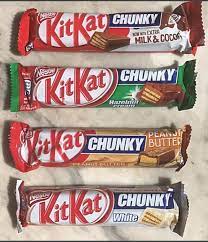 Kit Kat Chunky Assorted Bars Kit Kat Flavors Kit Kat Pretty Birthday Cakes