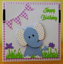 Choose from hundreds of templates, add photos and your own message. Handmade Birthday Card Marianne Collectables Elephant Die Handmade Birthday Cards Cards Handmade Easter Cards Handmade