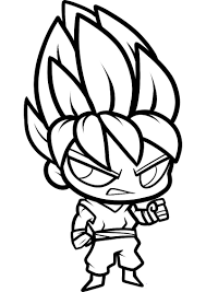 Super saiyan god super saiyan goku png super saiyan 4 goku png tumblr coloring pages png goku kamehameha png coloring pages png dragon ball super logo png. Chibi Goku Super Saiyan Coloring Page Free Printable Coloring Pages For Kids