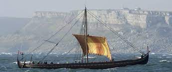 The materials are one each of tar, wool, and timber. The Longships On The Rune Stones Vikingeskibsmuseet I Roskilde