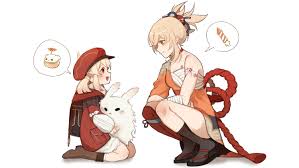 Yoimiya is a new chracter in genshin impact. Klee And Yoimiya Genshin Impact Drawn By Astruma2 Danbooru