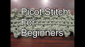 This crochet tutorials teach you how to crochet the picot stitch. Crochet Picot Stitch Slow Motion Crochet Youtube