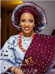 Image Result For Wine And Gold Aso Ebi African Fashion Nigerian Gele Cute Outfits