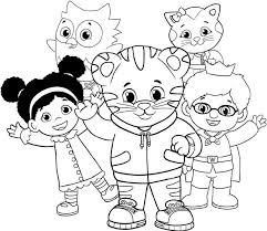 Free Daniel Tiger Coloring Pages To Download Educative Printable Owl Coloring Pages Daniel Tiger S Neighborhood Coloring Pages