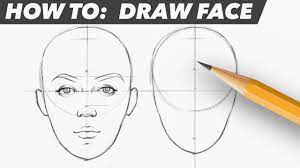 Draw an oval that is roughly the same size as you want your final drawing to be. How To Draw Face Basic Proportion Youtube