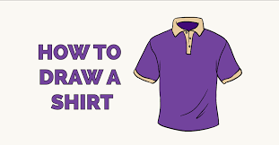 Begin by drawing a curvy triangle, leaving one point unconnected. How To Draw A Shirt Really Easy Drawing Tutorial