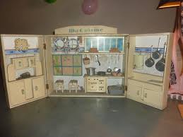 Maison De Poupee Accessoire De Poupee Cuisine De Poupee Dinette Ancienne Maison De Poupee Dinette Poupees En Papier