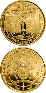 How much gold does the vatican bank have? Gold 50 Euro Coins The 50 Euro Coin Series From Vatican City From Newest To Oldest