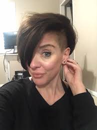 Balayage for long pixie haircut