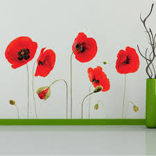 Place it as a part of a gallery wall or solo. Red Flowers Wall Art Mural Decor Sticker Removable Red Tulip Wall Applique Home Decor Art Poster Border Decal From Wwvivian 4 02 Dhgate Com