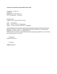 Dengan contoh surat lamaran kerja di rumah sakit yang baik dan benar dapat memudahkan. Contoh Surat Izin Tidak Masuk Sekolah Karena Sakit