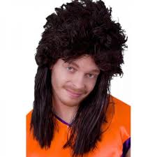 Neue 80er frisuren männer galerie : Schwarze Vokuhila Perucke 80er Jahre Frisur Langhaar Pornomatte