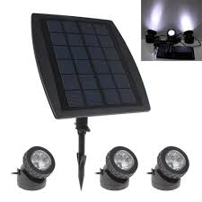 Hot Sale Bsv Sl318 3 X 6 White Light Leds Waterproof Adjustable Solar Powered Garden Lamp 1 X Solar Panel Solar Powered Lights Garden Lamps Solar Lights