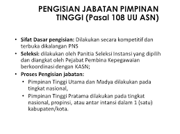 Contoh Makalah Seleksi Jabatan Pimpinan Tinggi Pratama Barisan Contoh
