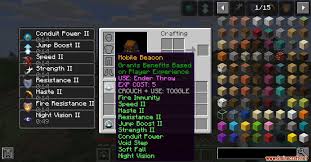 Here is how to make your minecrafting life much easier than it already is: Mobile Beacon Mod 1 16 5 1 16 3 Minecraft Mod Download