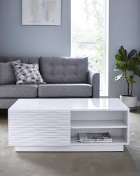 Shop for glass coffee tables in coffee tables. Saskia High Gloss Storage Coffee Table Home Essentials