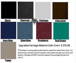 Omni Table Heritage Color Chart