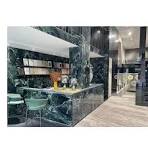 Elegante bancada de mármore verde Verde alpi importado da Itália para  revestimento de parede de fundo de TV elegante preço de atacado