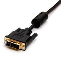 Cmple - DVI Cable 10ft, DVI to DVI Dual Link Monitor Cable Digital (24+1)  Male DVI Cable for Gaming PC, Laptop, Projector, DVD, Monitor - Black