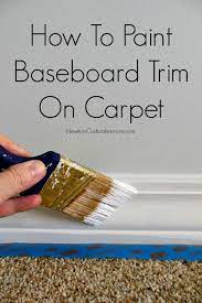 Werkzeug und baumaterial für profis und heimwerker. How To Paint Baseboard Trim On Carpet Newton Custom Interiors