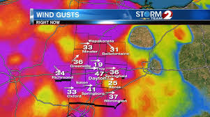 1,000 mph means the winds are supersonic. High Wind In The Miami Valley Monday Wdtn Com