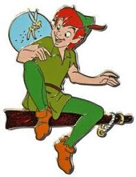Peter Pan With Tinker Bell 55th Anniversary Pin 75 Disney Collectables Peter Pan And Tinkerbell Disney Pins Trading