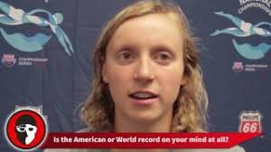 Ledecky: "I almost have that event down to a science" (Video)