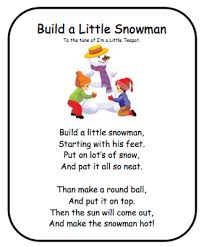 Classroom Freebies Snowman Poem Winter Poems Winter Preschool Snowman Poem