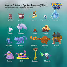 Check spelling or type a new query. Leek Duck On Twitter Alolan Pokemon Sprite Preview Normal Shiny Sprites Found By Chrales